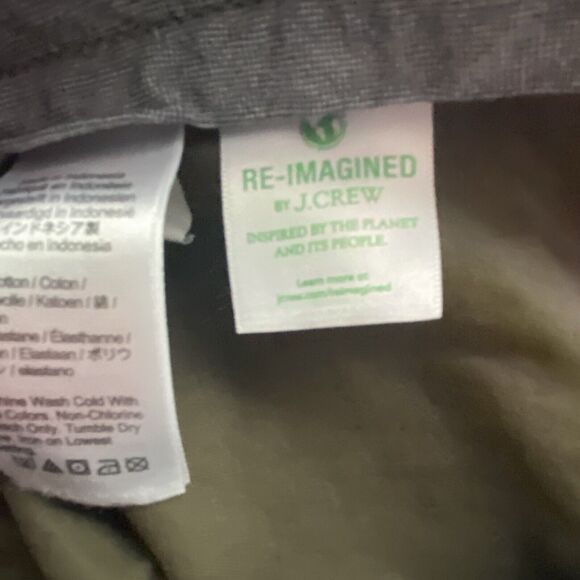 J. Crew 770 Straight Fit Stretch Chino Pants Men's 35x31 Green Casual Preppy - Picture 11 of 16